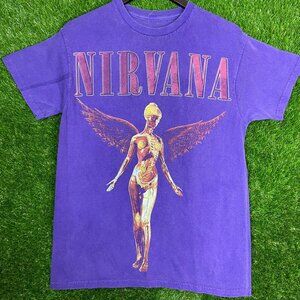 Nirvana in Utero Rock T-shirt size Small